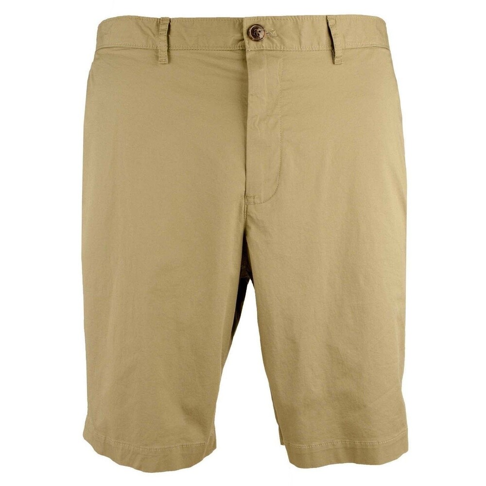 Michael Kors Men's Slim Fit Stretch 9" Flat Front Shorts Sage Olive Waist 38